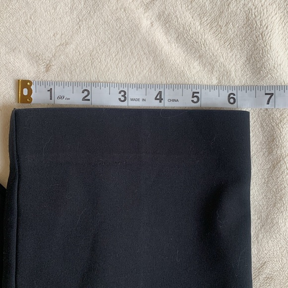 Ann Taylor signature black straight leg mid rise flat front classic pant SZ4 - Picture 8 of 11